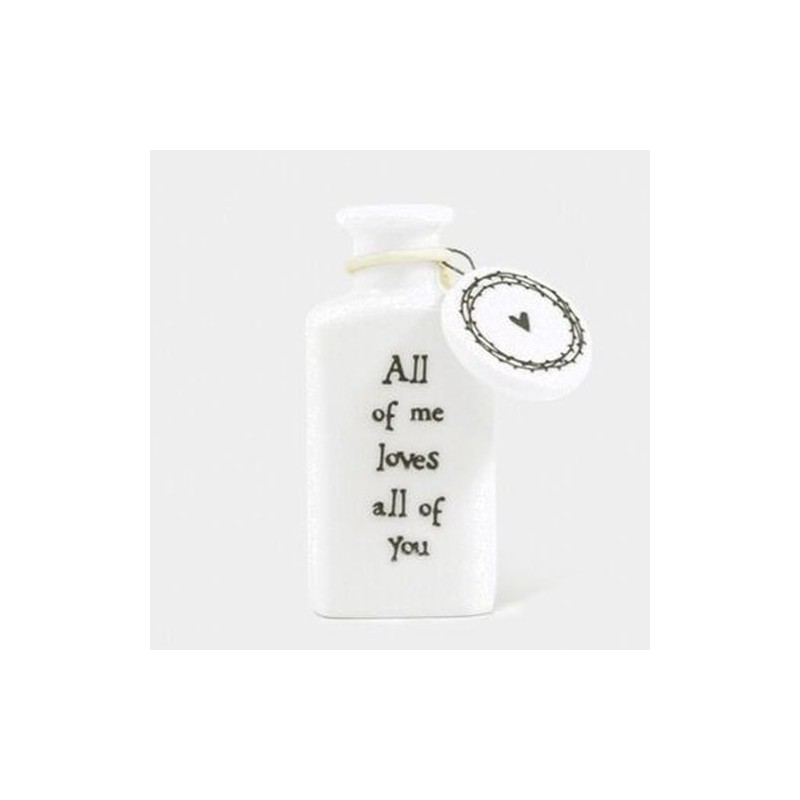 Fiole en porcelaine - East of India - All of me loves