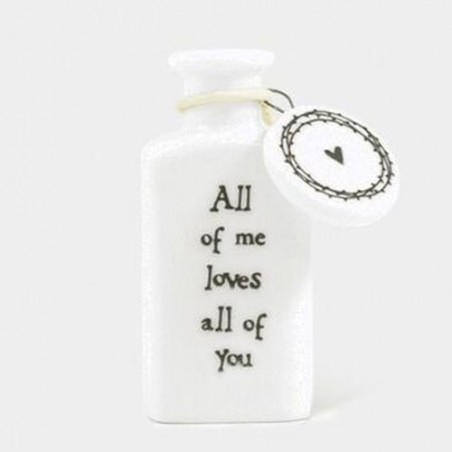 Fiole en porcelaine - East of India - All of me loves