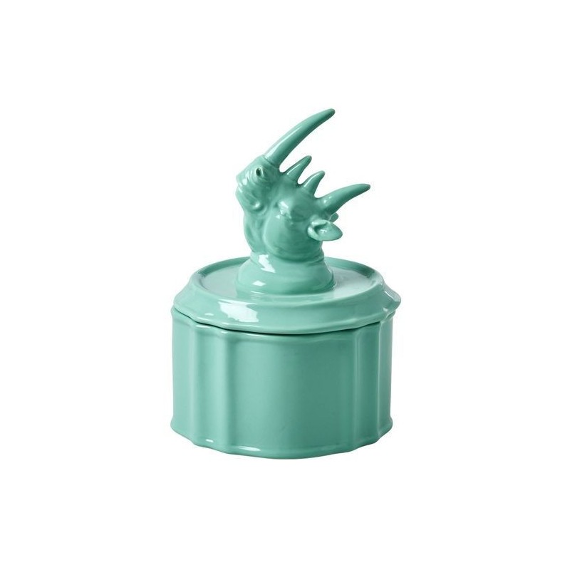Boite à bijoux - Rice - Rhinocéros - Menthe