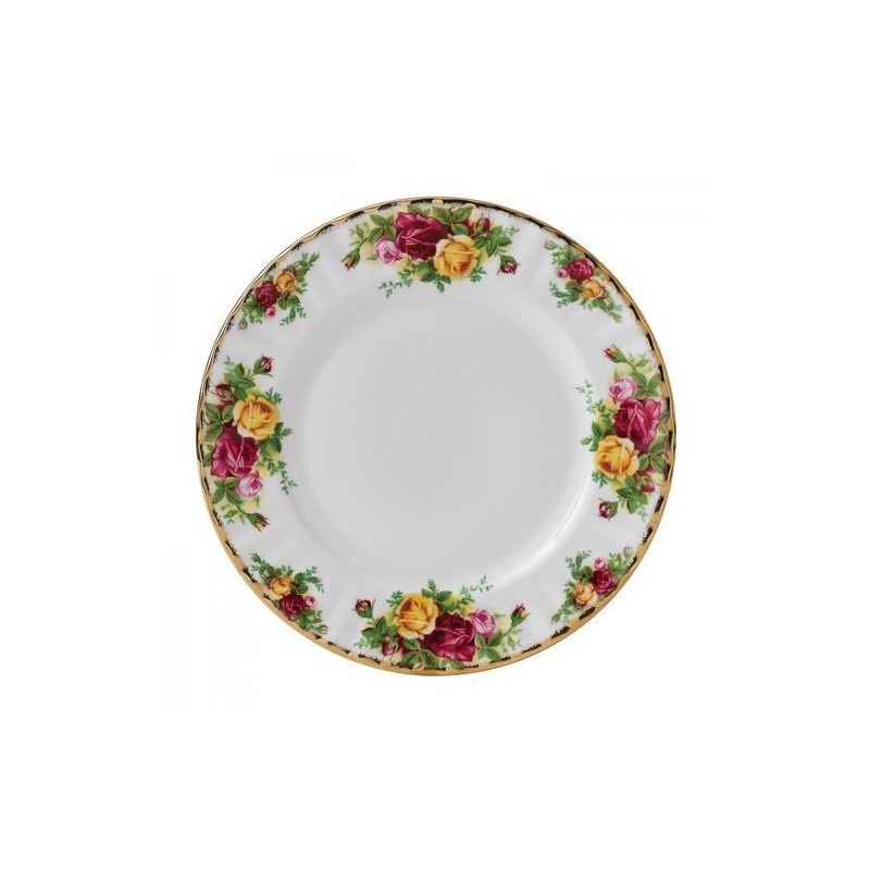 Assiette à dessert - Old Country Roses - Royal Albert - 20 cm