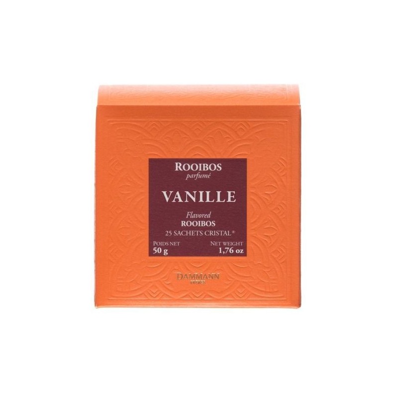 Boite 25 sachets Cristal - Dammann Frères - Rooibos Vanille