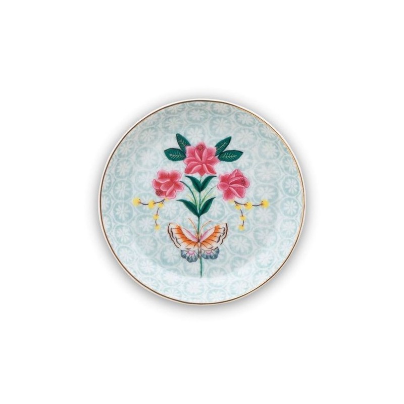 Coupelle repose sachet - Blushing Birds - Blanc - Pip Studio - 9 cm