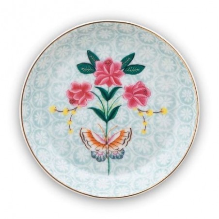 Coupelle repose sachet - Blushing Birds - Blanc - Pip Studio - 9 cm
