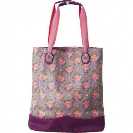 Sac cabas - Rice - Sand Dutch rose print