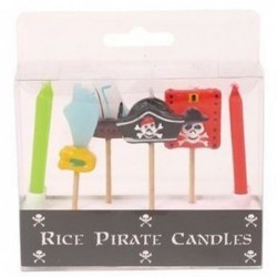 Bougies d'anniversaire Pirates - Rice