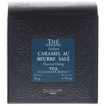 Boite 25 sachets Cristal - Dammann Frères Oolong caramel au beurre salé