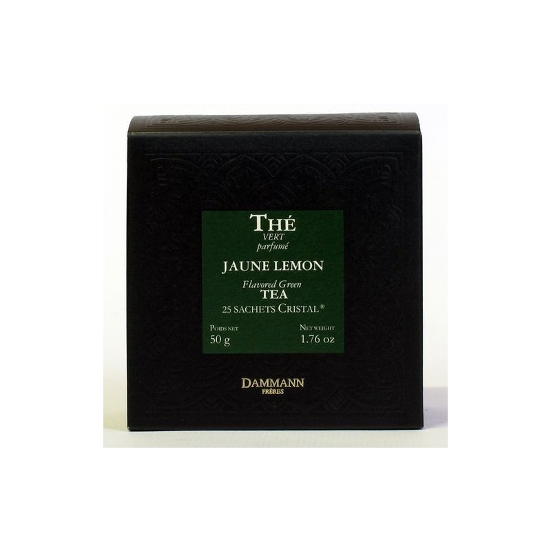 Boite 25 sachets Cristal - Dammann Frères Jaune Lemon