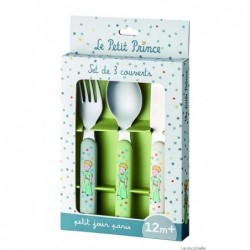 Set de trois couverts - Vert - Petit Jour Paris - Le Petit Prince