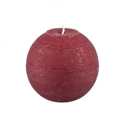 Bougie Broste Copenhagen - Bordeaux - boule - 10cm