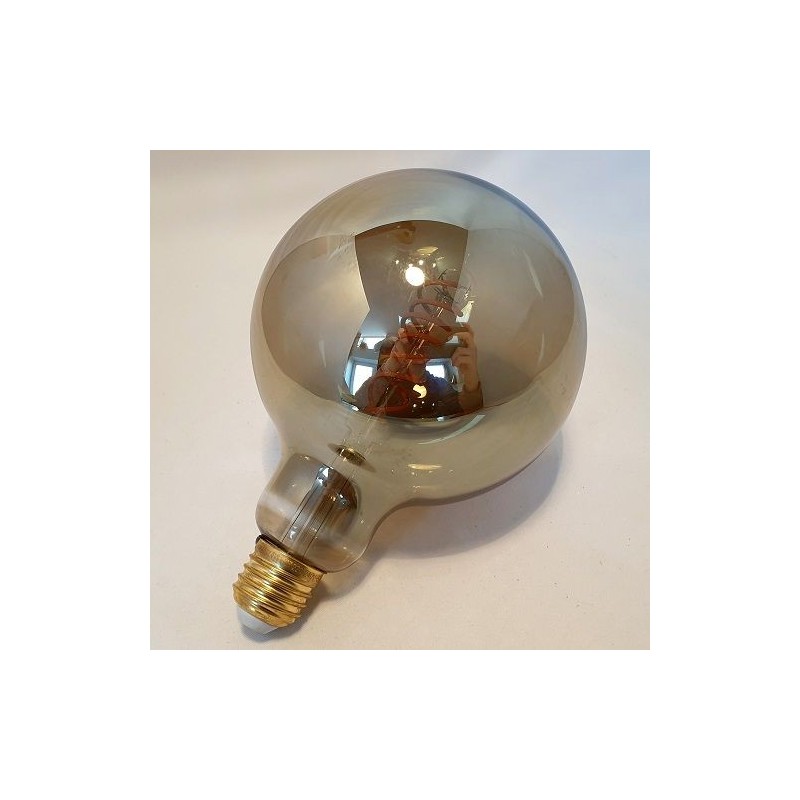 Ampoule LED vintage - Country Casa - Sphérique - Anthracite