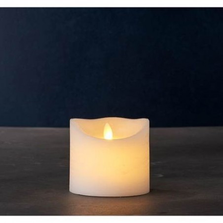 Bougie LED - Sirius - Sara blanche 10.5 cm