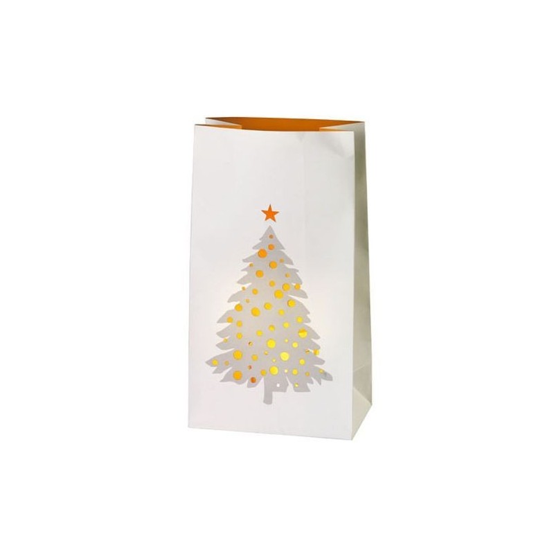 Photophore - Papier - Sapin - Rader