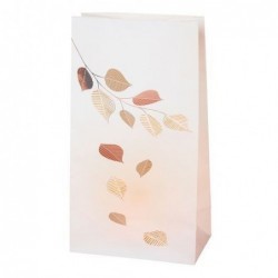 Lot de 2 sacs photophore - Feuilles - Rader