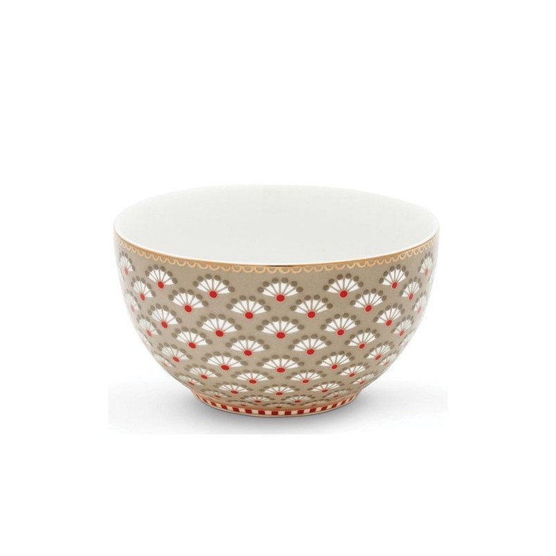 Petit bol - Floral 2 kaki - Pip Studio - 9.5 cm