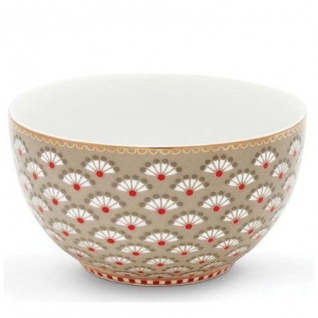 Petit bol - Floral 2 kaki - Pip Studio - 9.5 cm