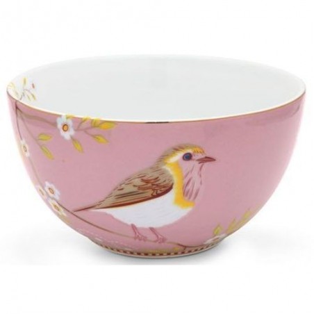 Bol - Oiseau rose - Pip Studio - 15 cm