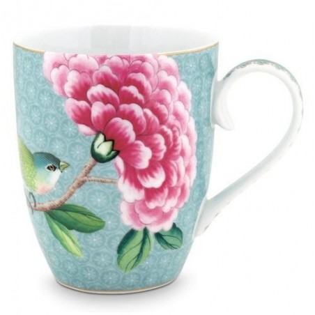 Grand mug - Blushing Birds - Bleu - Pip Studio - 35 cl