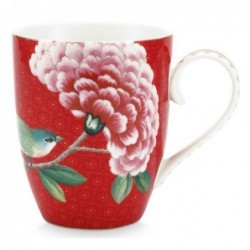 Grand mug - Blushing Birds - Rouge - Pip Studio - 35 cl