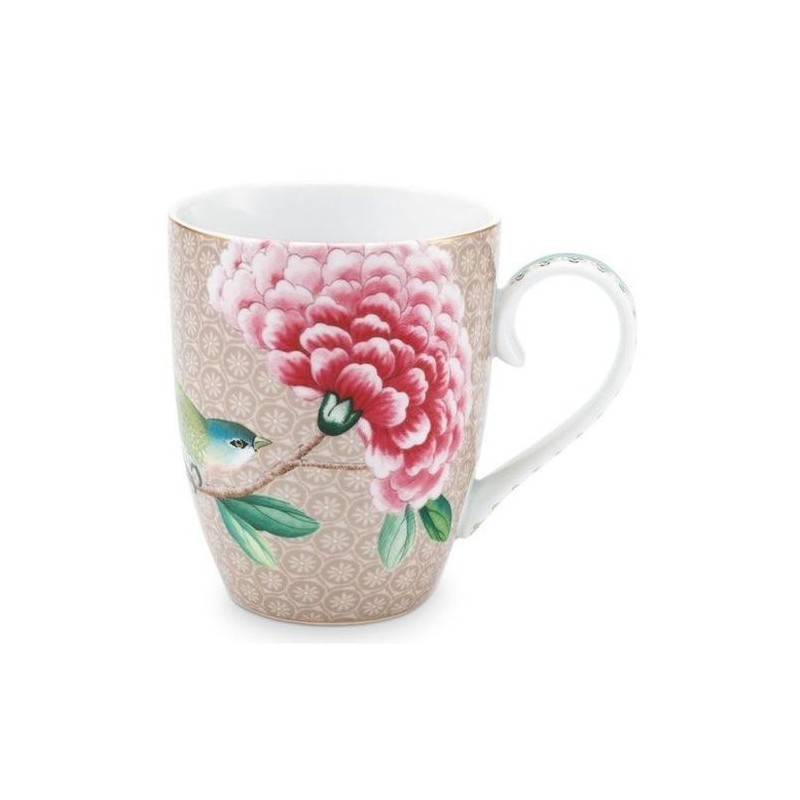 Grand mug - Blushing Birds - Kaki - Pip Studio - 35 cl