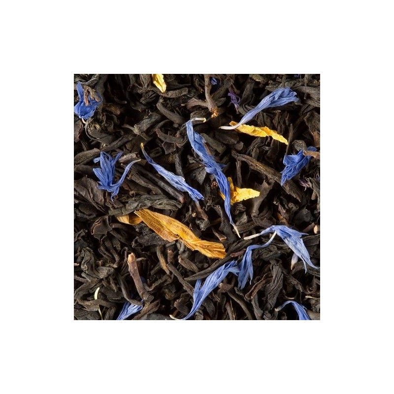 Thé noir parfumé - Dammann Frères - Jardin Bleu - 100g