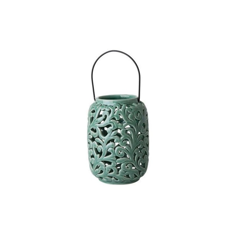 Lanterne en céramique - Rice - Small green