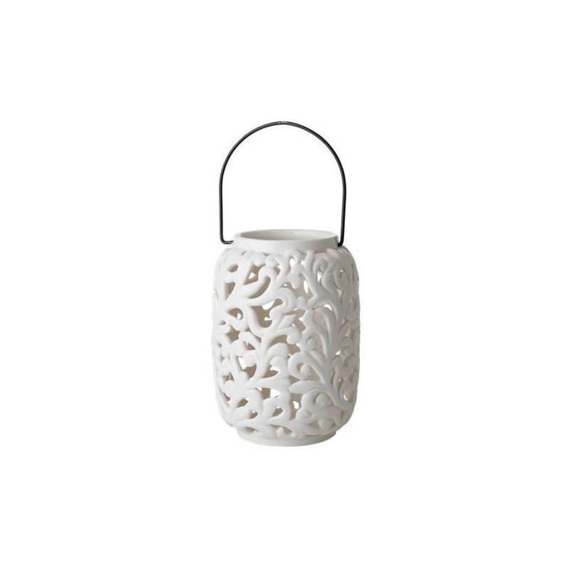 Lanterne en céramique - Rice - Small cream