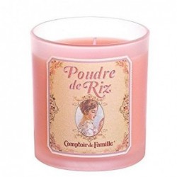 Bougie parfumée - Poudre de riz - Comptoir de Famille