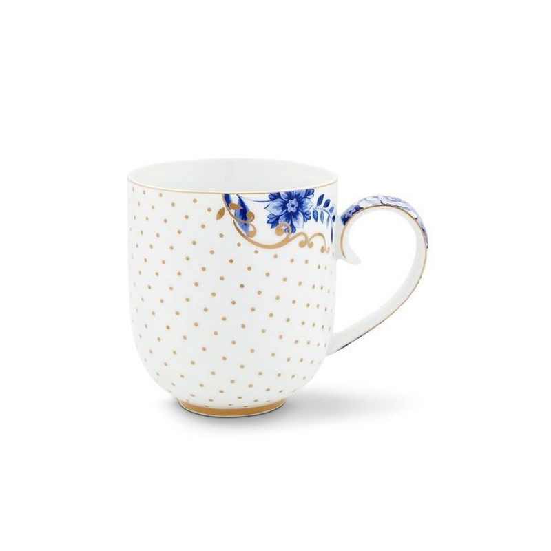 Grand mug Royal White dots - Pip Studio - 35cl