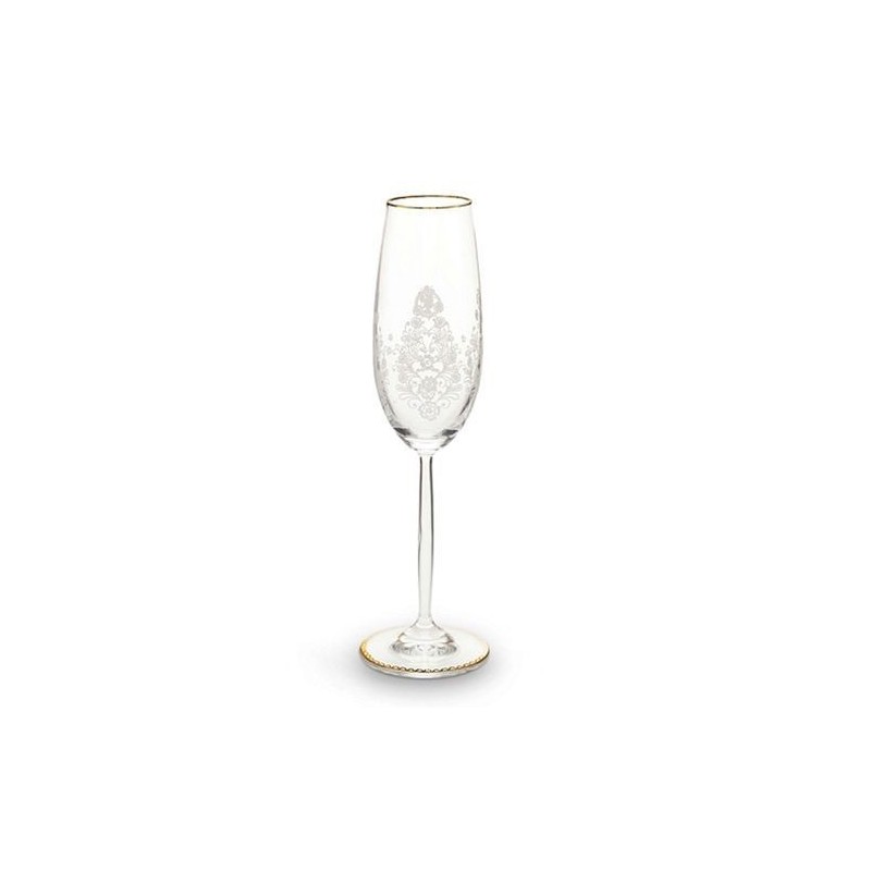 PIP Flûte à champagne floral - 23cl