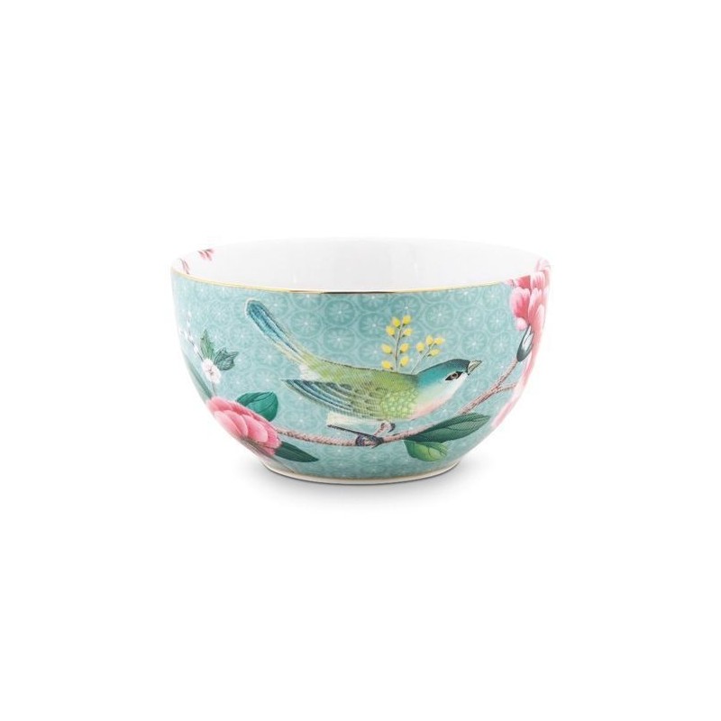 Pip Studio Blushing Birds Bol bleu 12 cm