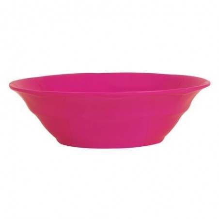 Assiette creuse Mélamine Rice - Fushia - 19 X 6 cm