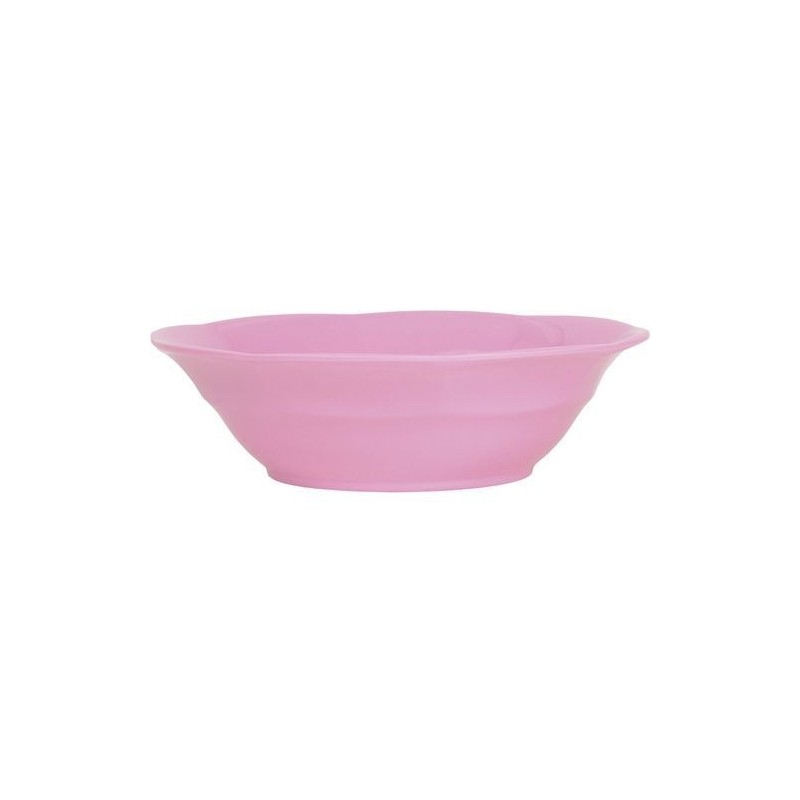 Assiette creuse Mélamine Rice - Dark Pink