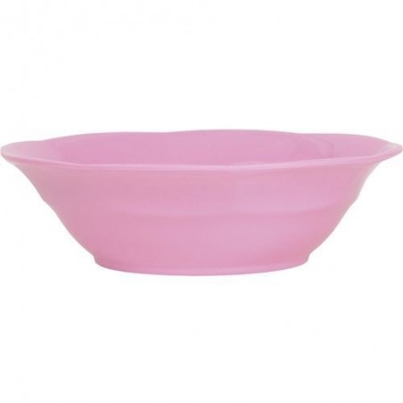 Assiette creuse Mélamine Rice - Dark Pink