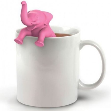 Infuseur à thé - Éléphant rose