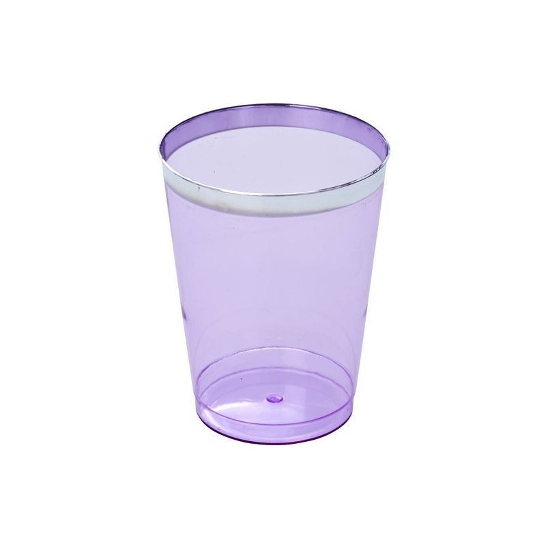 Petit verre à eau - Rice - Plastic - Lavande - Lot de 6