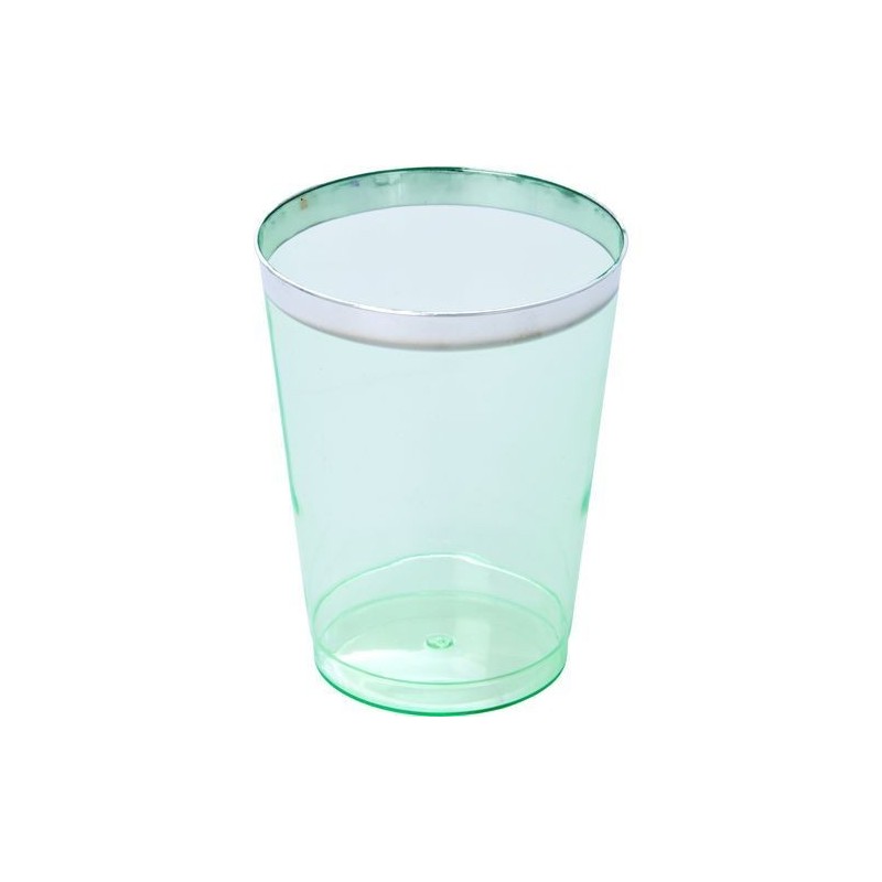Petit verre à eau - Rice - Plastic  - Vert - Lot de 6