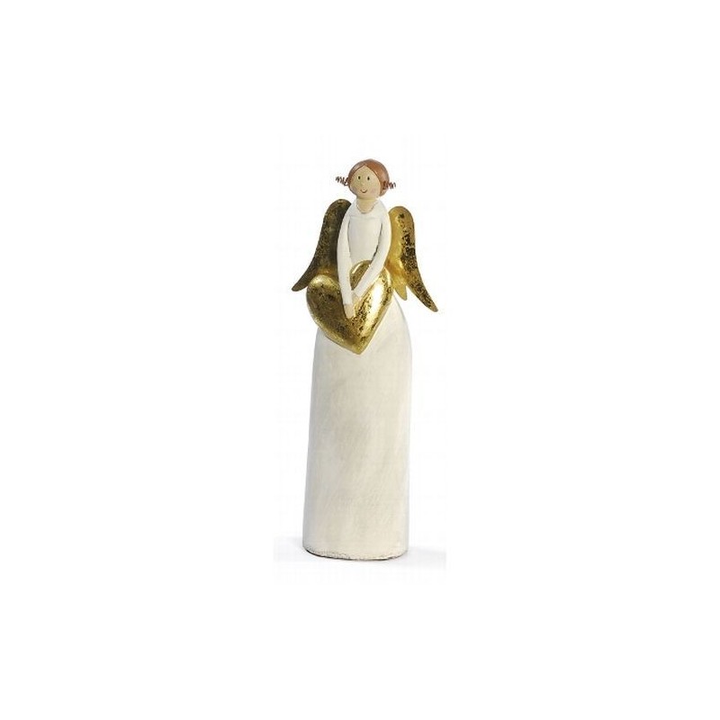 Statuette ange - Cœur d'or - Baden - 40 cm
