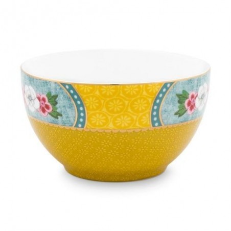 Petit bol - Blushing Birds - Star flower - Jaune - Pip Studio - 9.5 cm