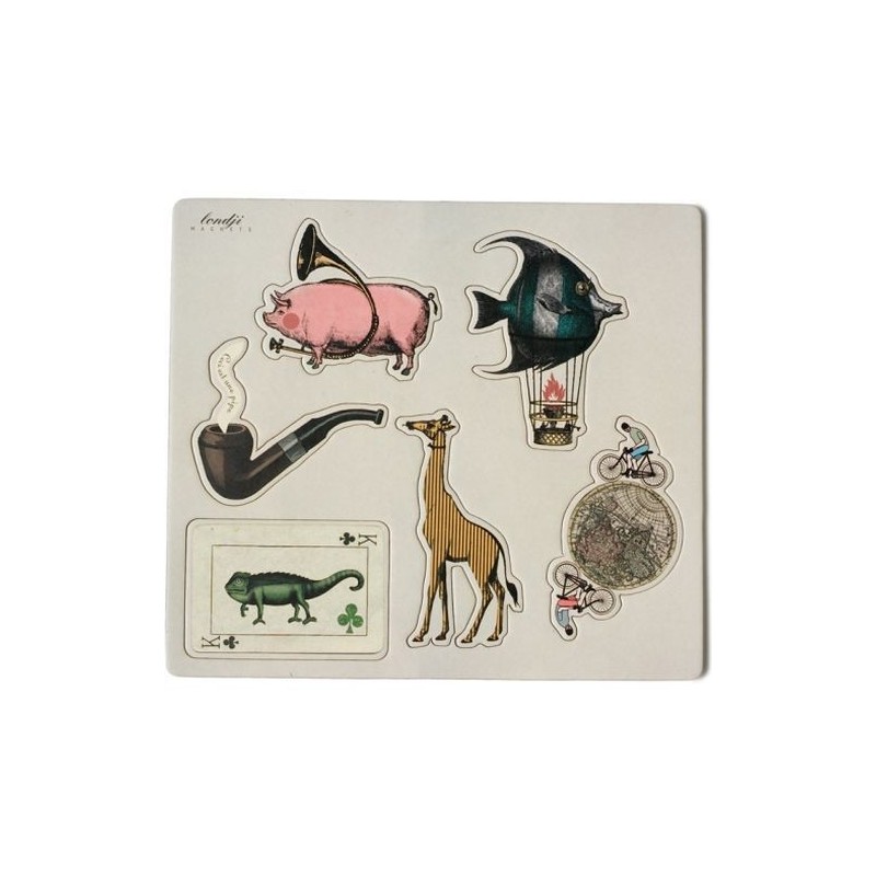 Lot de 6 aimants - Surréalistes - Londji
