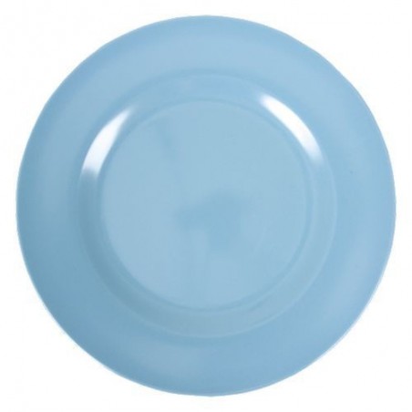 Assiette plate Mélamine - Rice - Turquoise - 25 cm