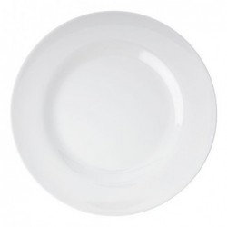 Assiette plate Mélamine - Rice - Blanc - 25 cm