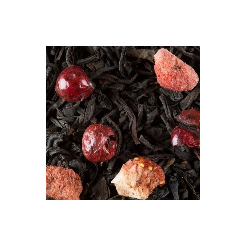 Thé noir parfumé - Dammann Frères - Quatre Fruits Rouges - 100g