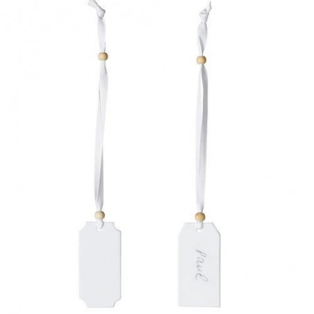 Marques place  - Rader - Porcelaine - blancs - Set de 2