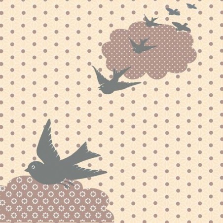 Serviette - Broste Copenhagen - Flying birds