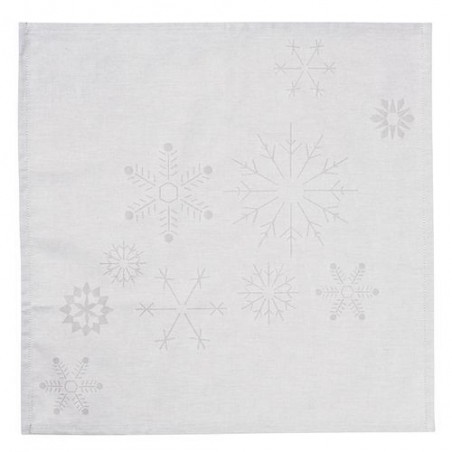 Serviettes de table Rader - Flocons de neige - Set de 2