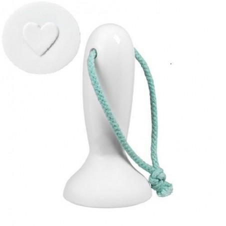 Tampon - coeur - porcelaine - Rader