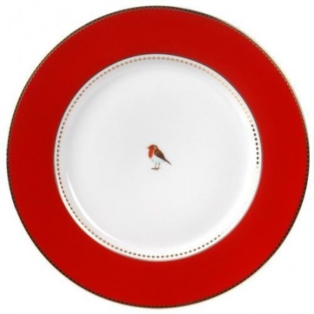 Assiette Pip Studio Love Birds - Rouge 26cm