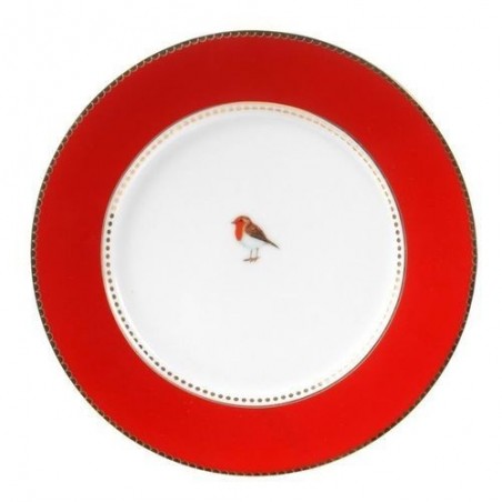 Assiette à dessert Pip Studio Love Birds -  Rouge 17cm