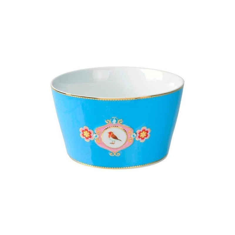 Saladier Pip Studio love birds - bleu 18cm
