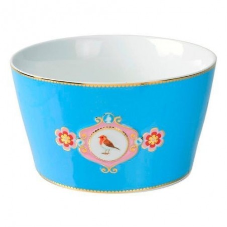 Saladier Pip Studio love birds - bleu 18cm
